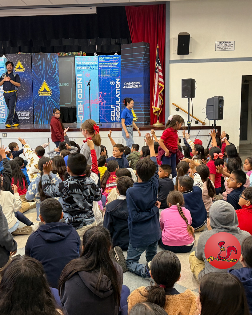 students engaged at the Empathy Quest live theater performance