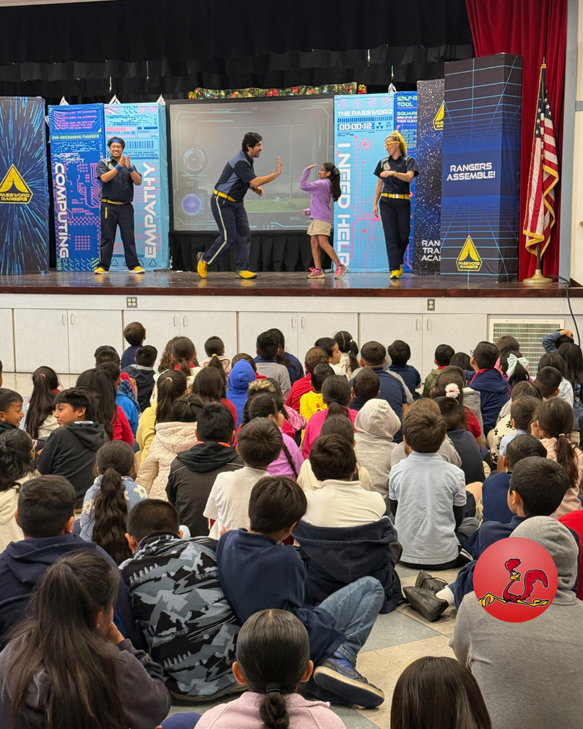 students engaged at the Empathy Quest live theater performance