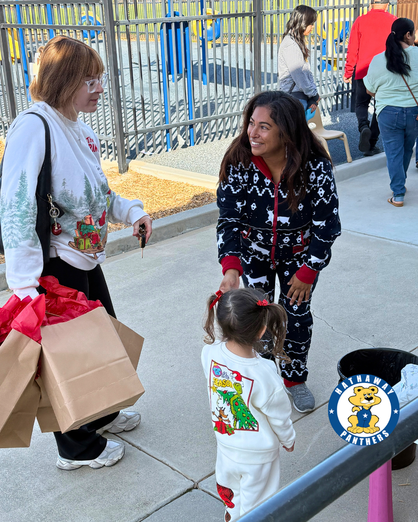 preschool winter celebration with student, parents and teachers