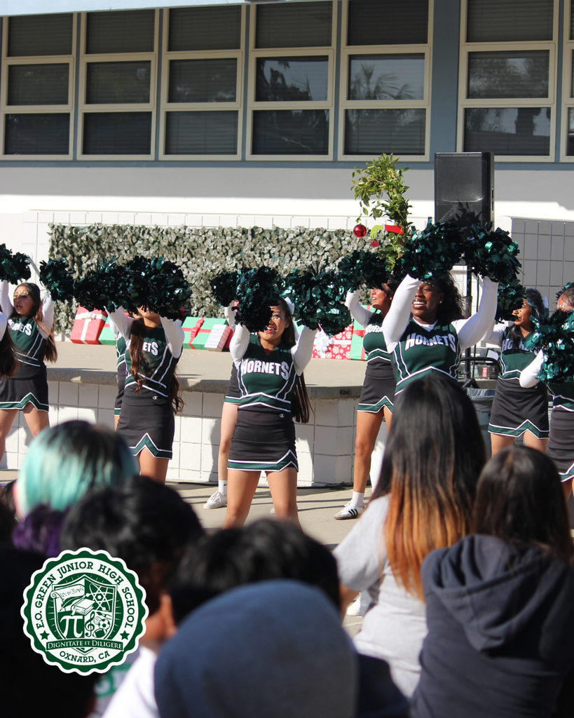 students and teachers gather for Recognition Rally