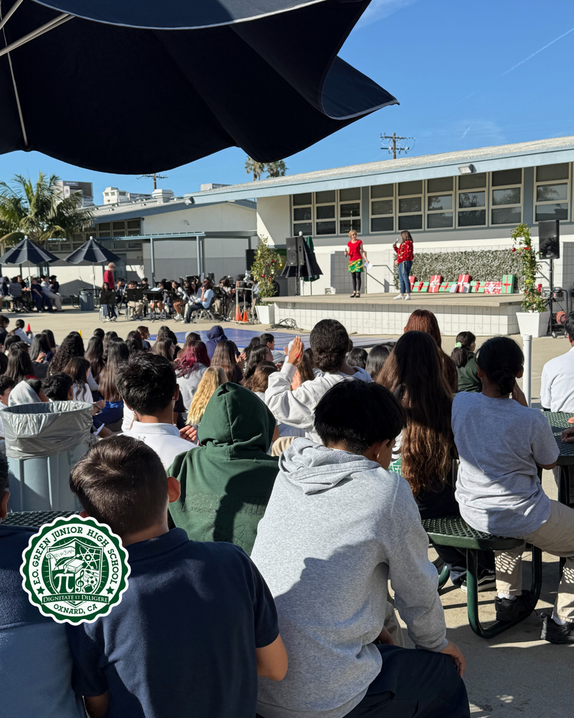 students and teachers gather for Recognition Rally