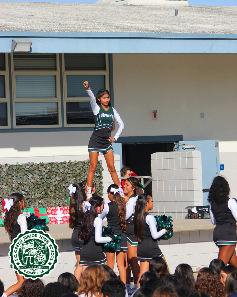 students and teachers gather for Recognition Rally