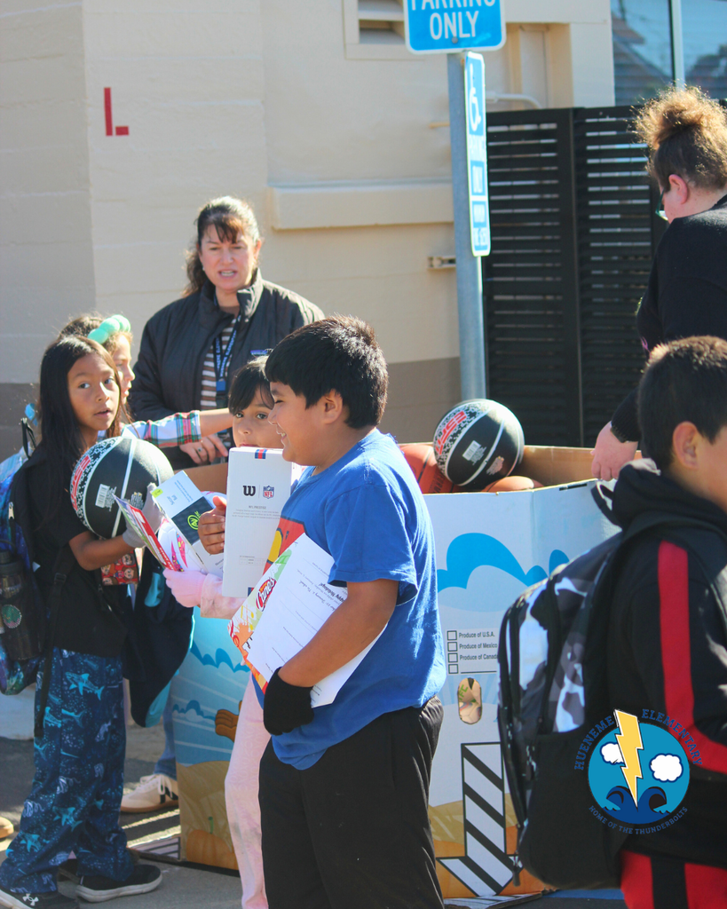 students getting their sports balls