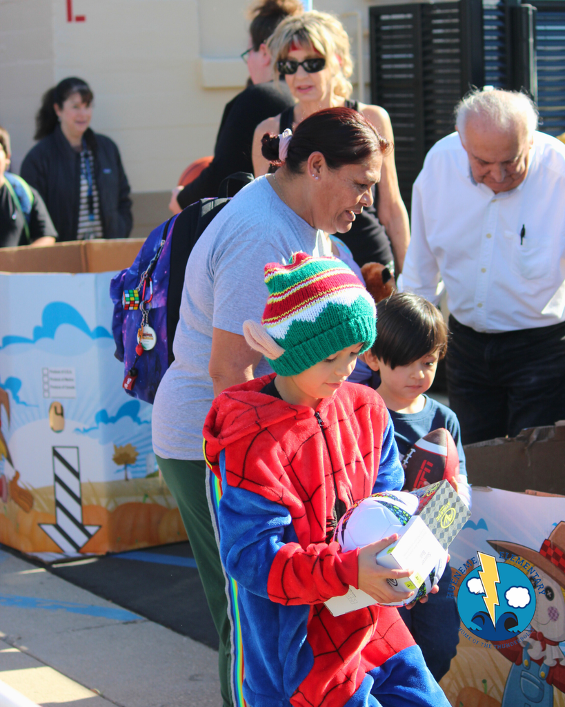 students getting their sports balls
