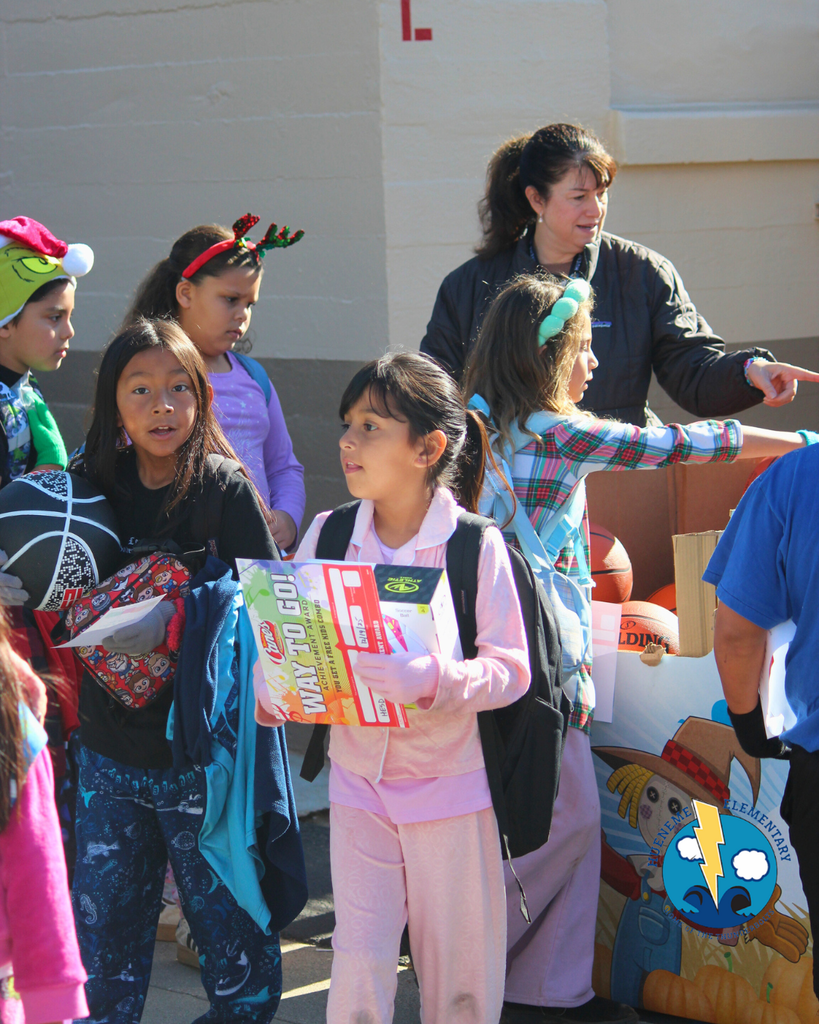 students getting their sports balls