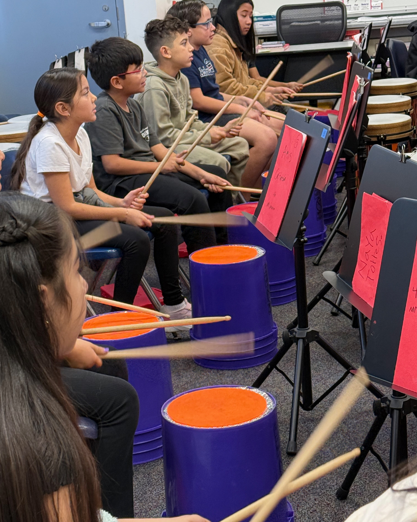 students during music lessons