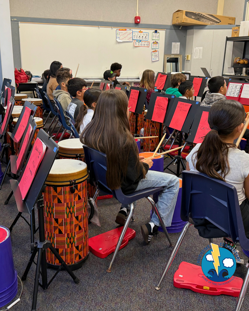 students during music lessons