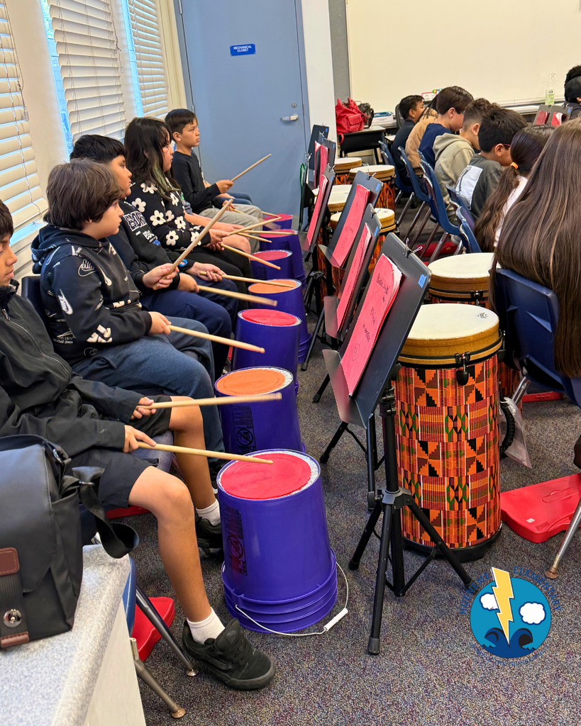 students during music lessons