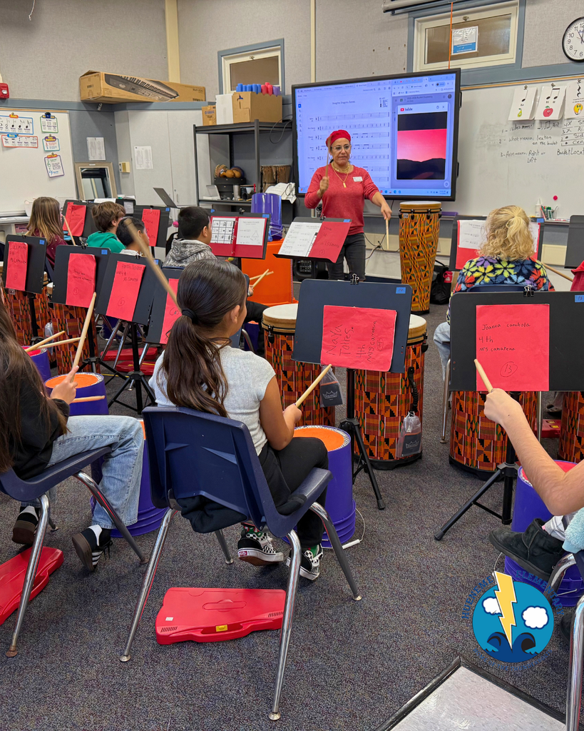 students during music lessons