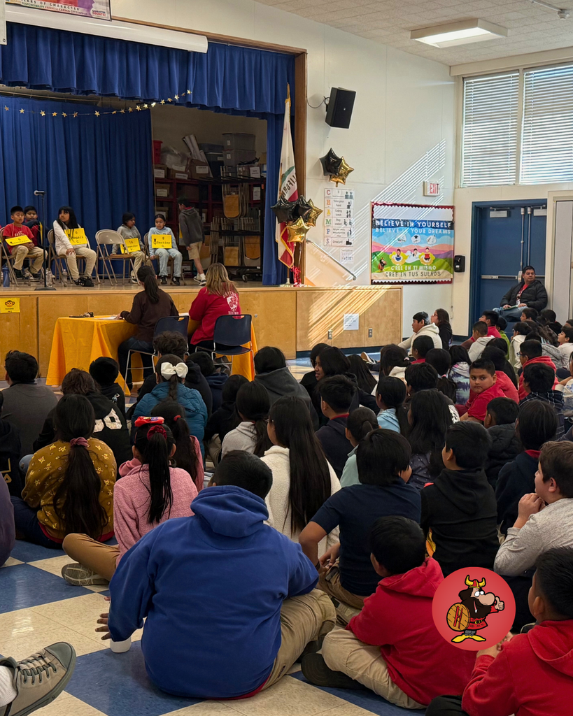 students at the spelling bee