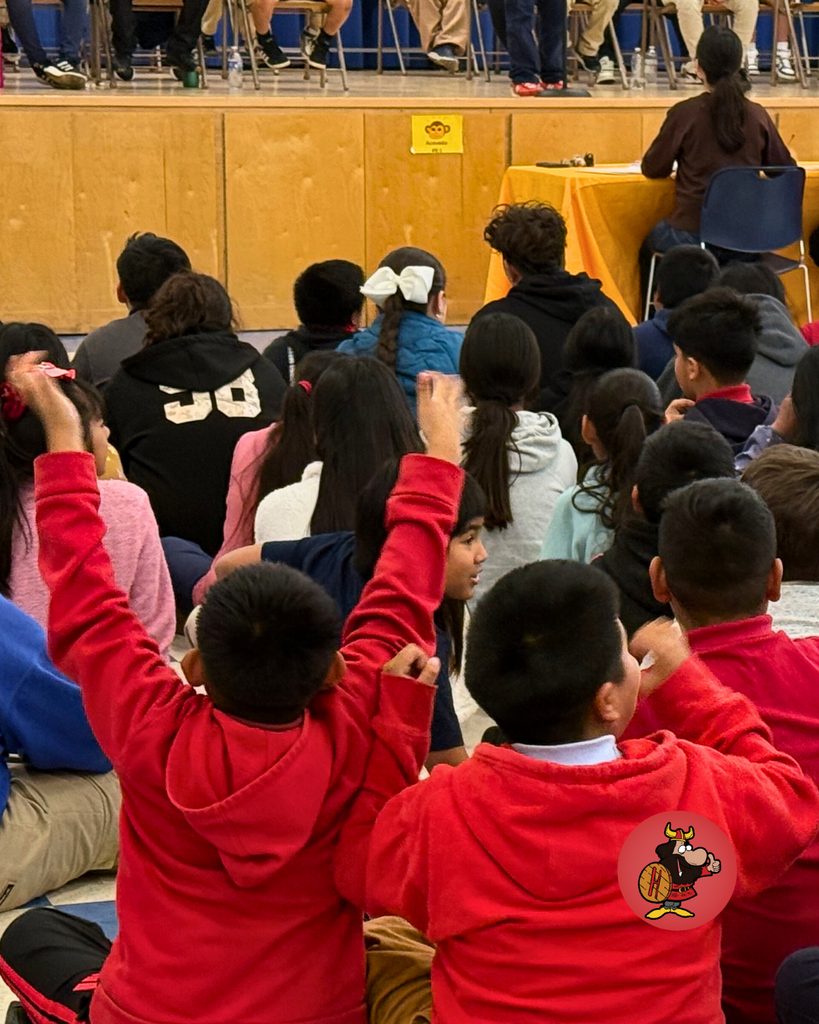 students at the spelling bee