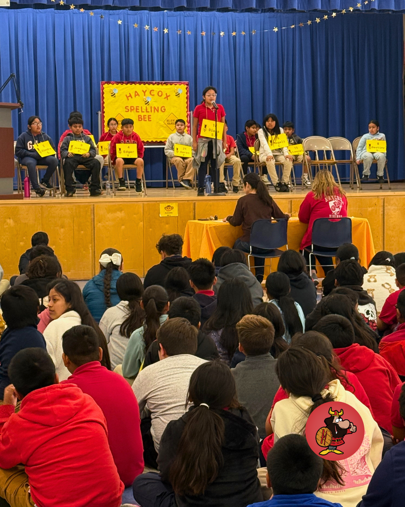 students at the spelling bee