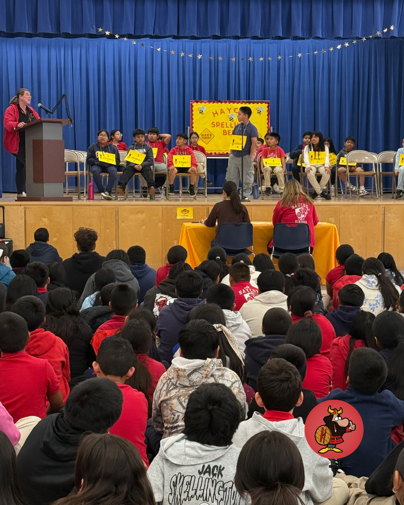 students at the spelling bee