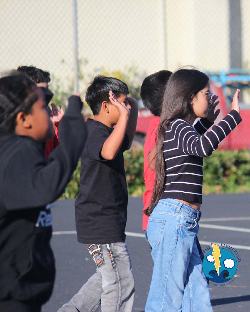 students practicing for upcoming performance