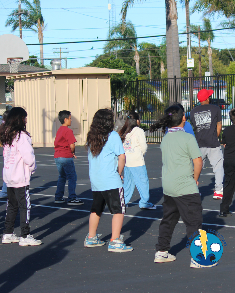 students practicing for upcoming performance