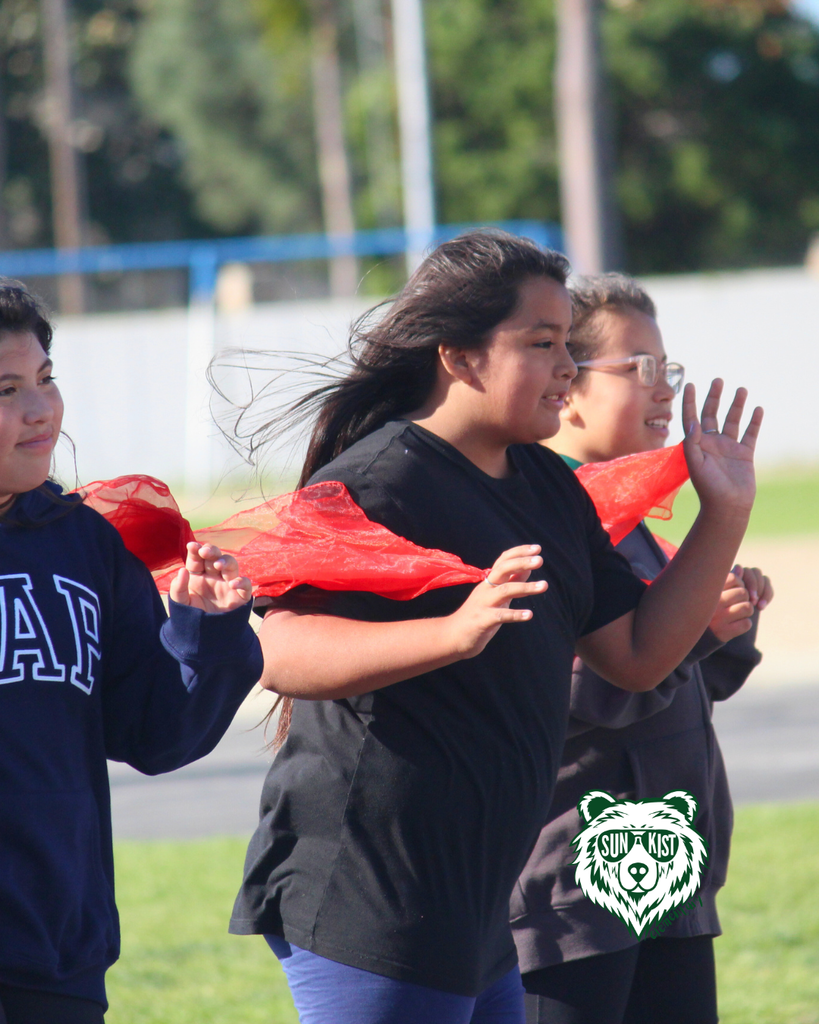students practicing for upcoming performance