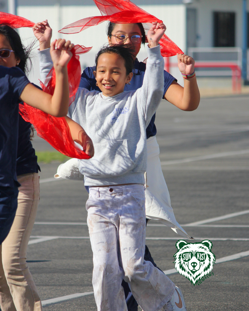 students practicing for upcoming performance