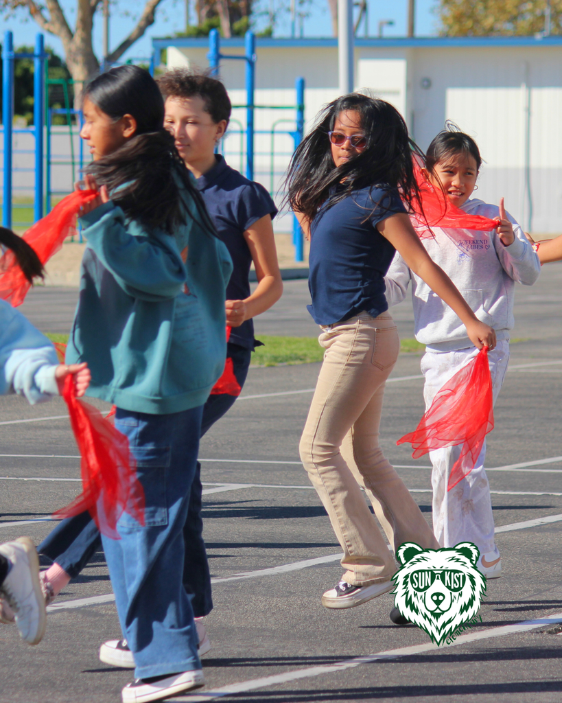 students practicing for upcoming performance