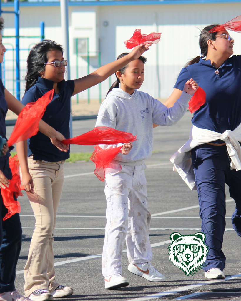 students practicing for upcoming performance