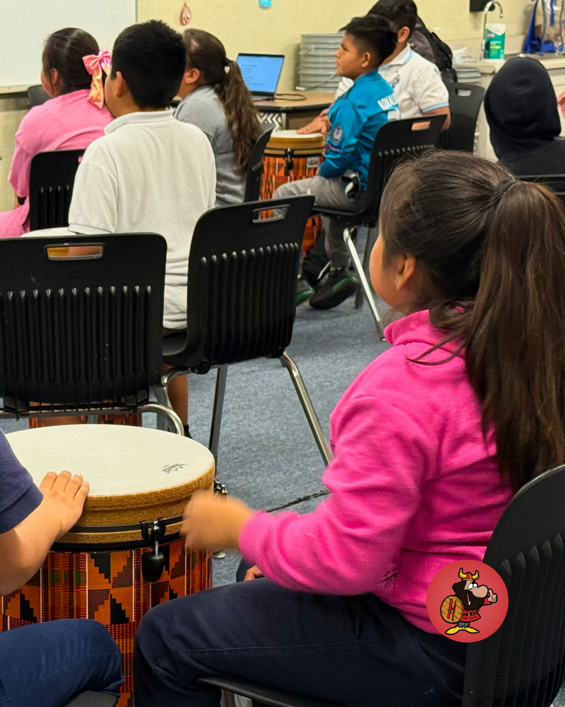 4th graders in music class