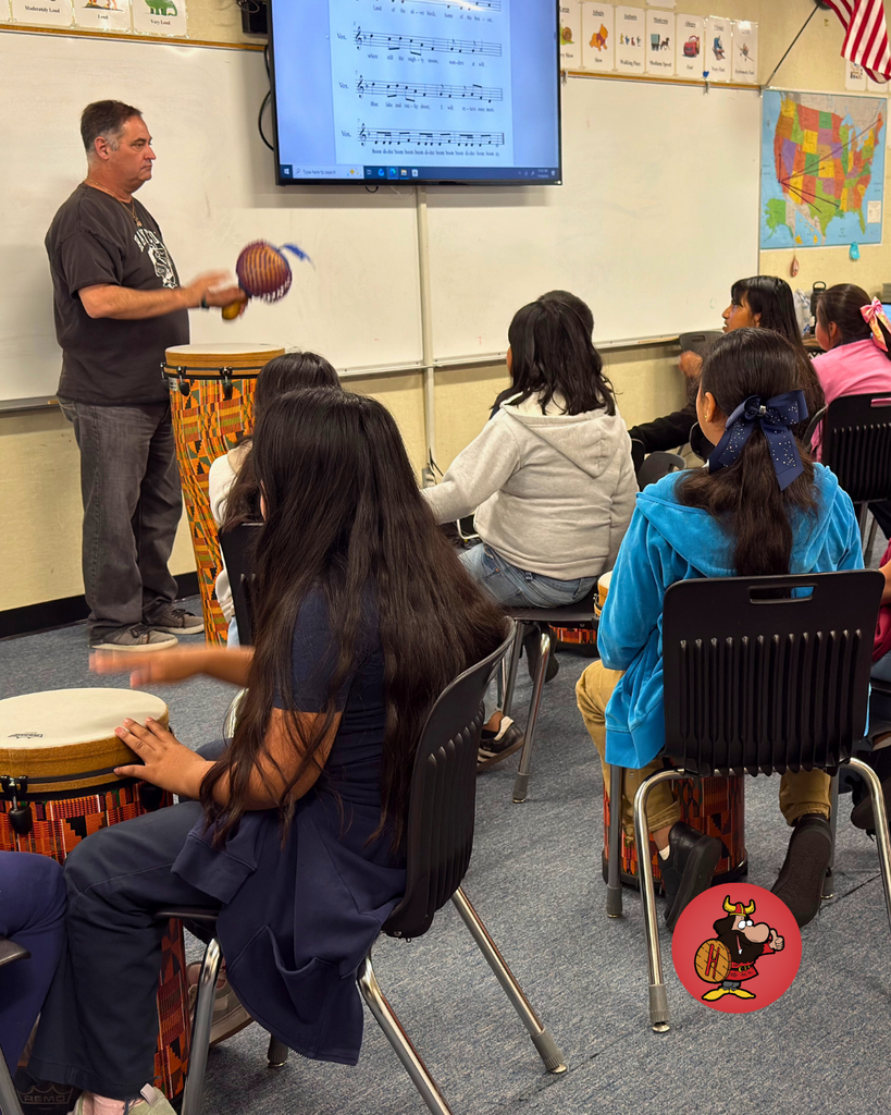 4th graders in music class