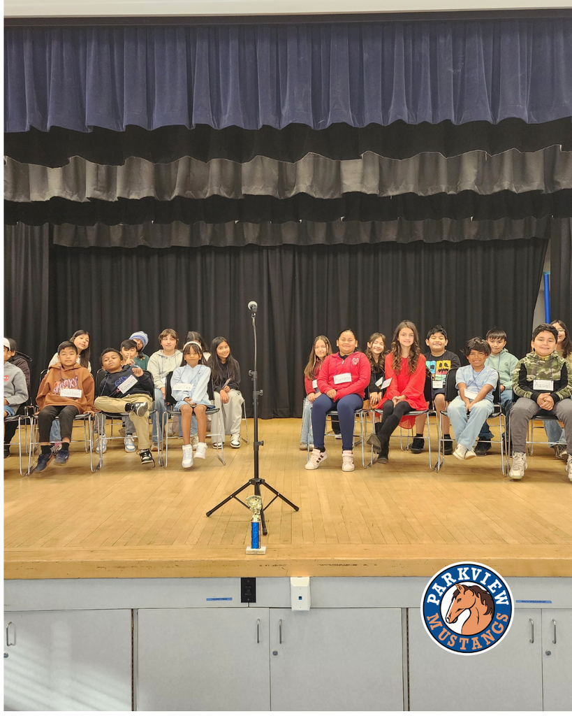 spelling bee contestants awaiting to start competition 