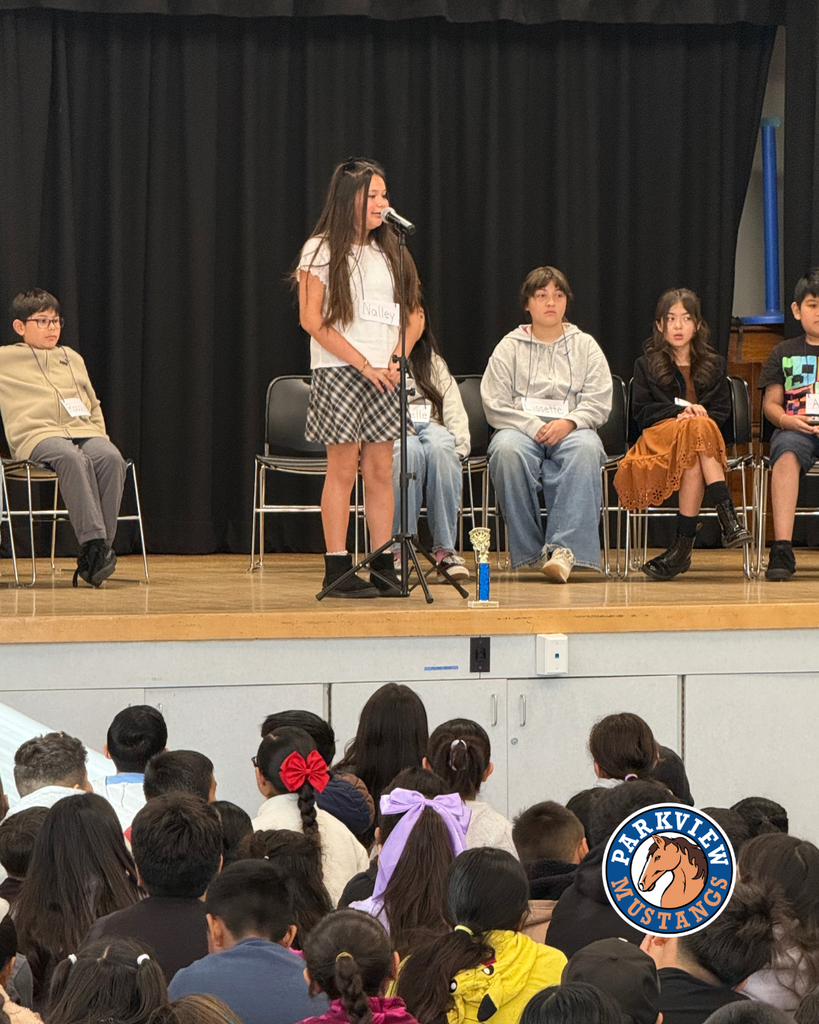 student spelling during spelling bee
