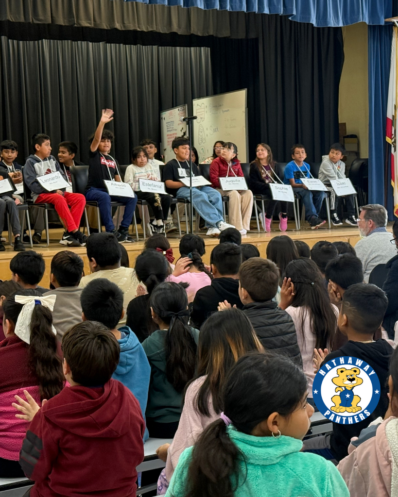 students participating in Spelling Bee