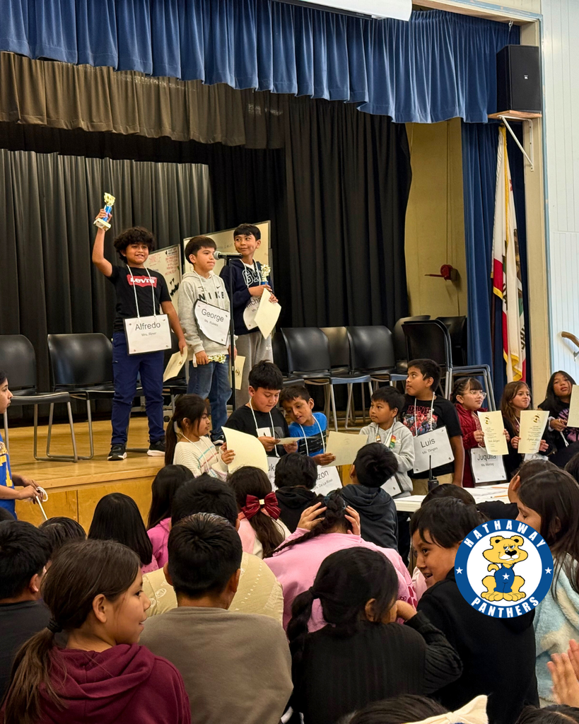 students participating in Spelling Bee