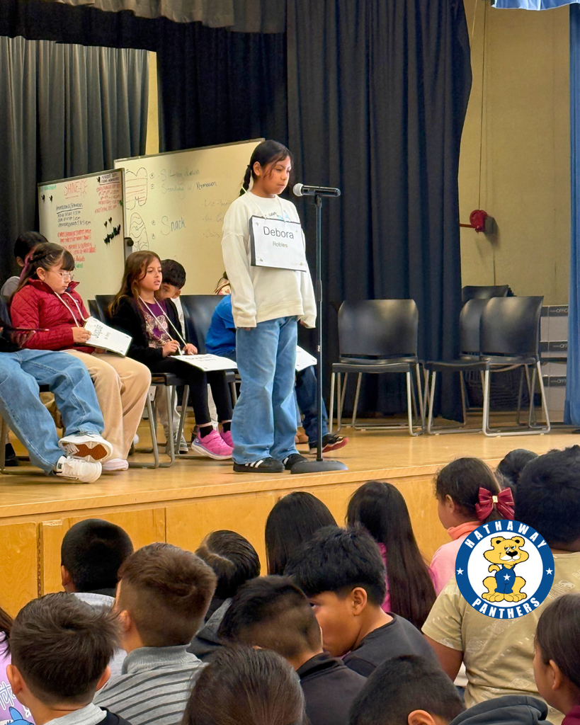 students participating in Spelling Bee