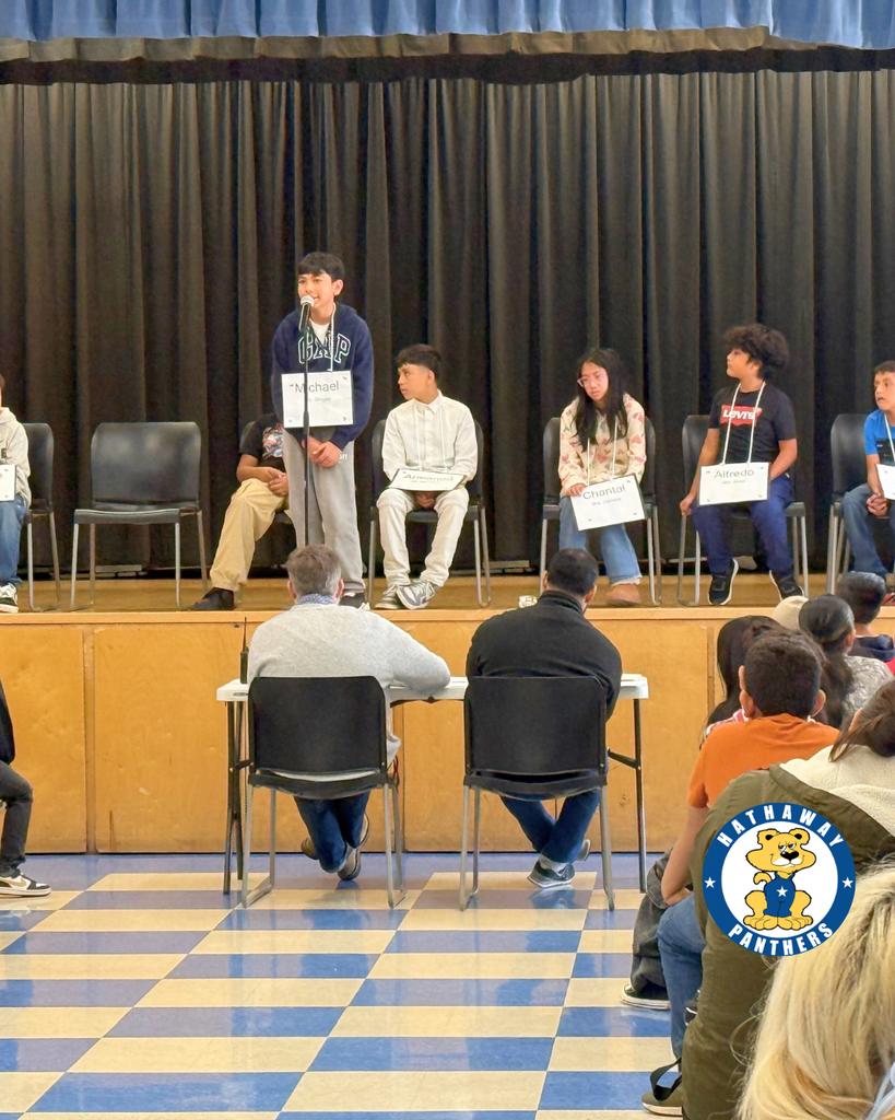 students participating in Spelling Bee