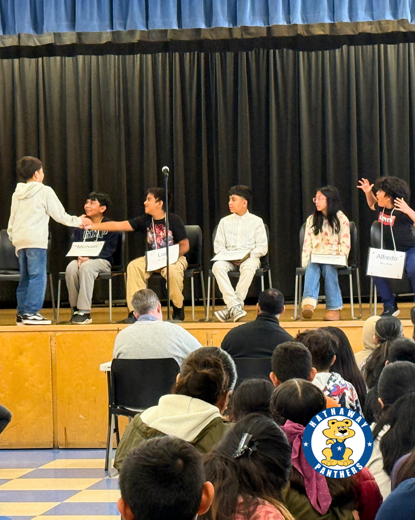students participating in Spelling Bee