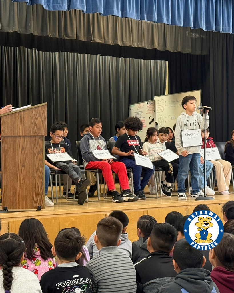 students participating in Spelling Bee