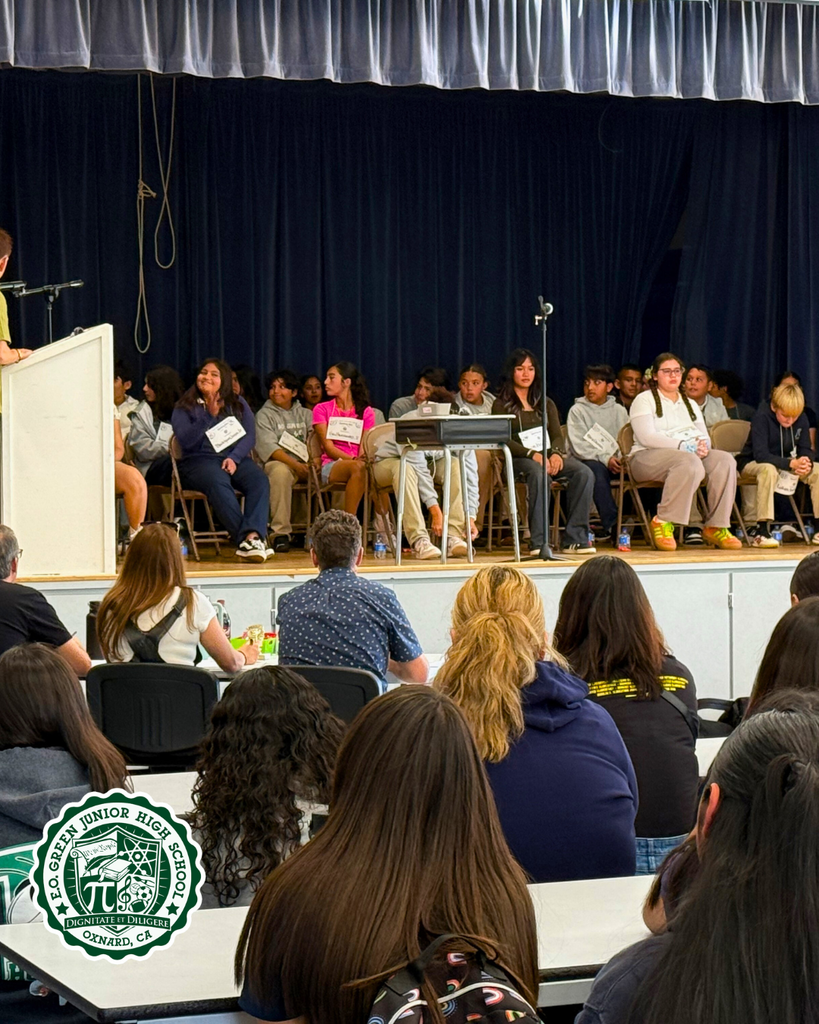 students participating in Spelling Bee