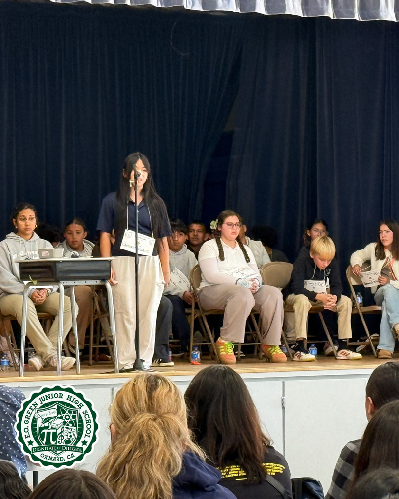 students participating in Spelling Bee