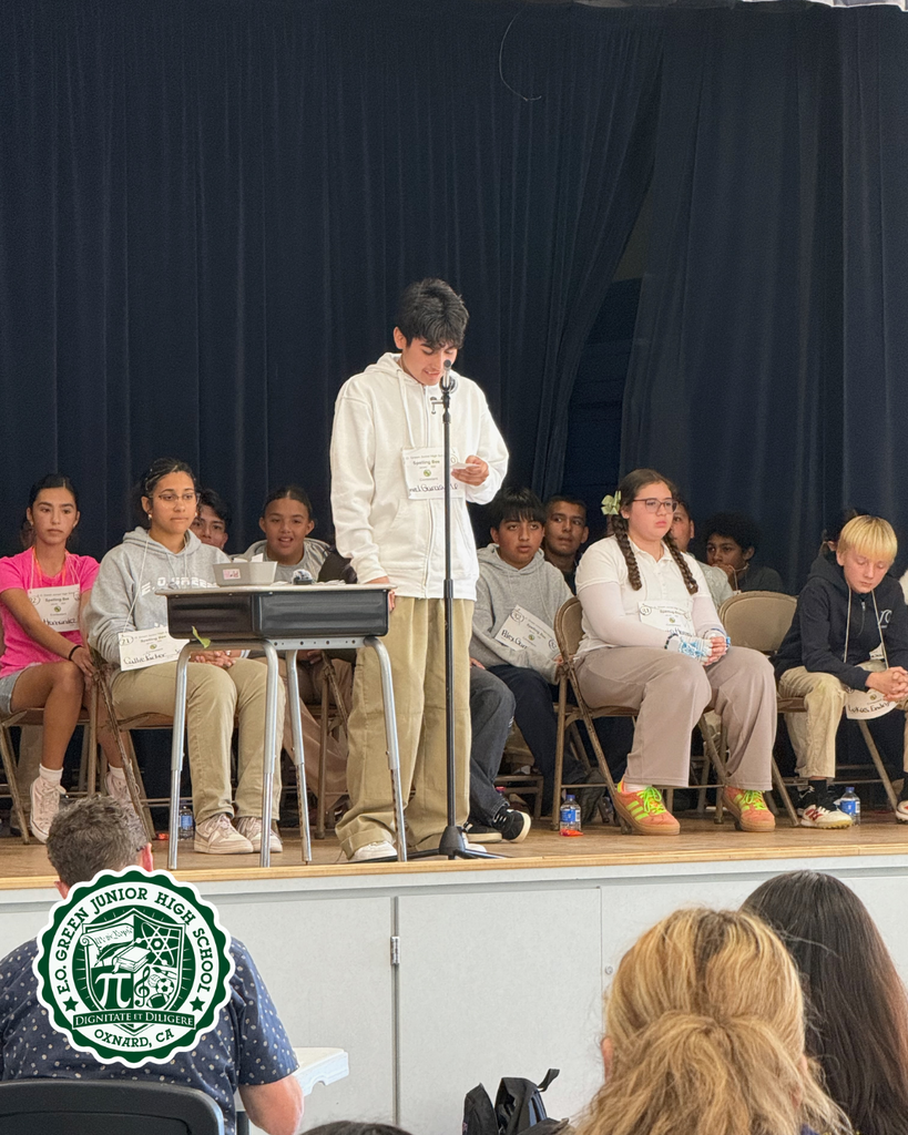 students participating in Spelling Bee