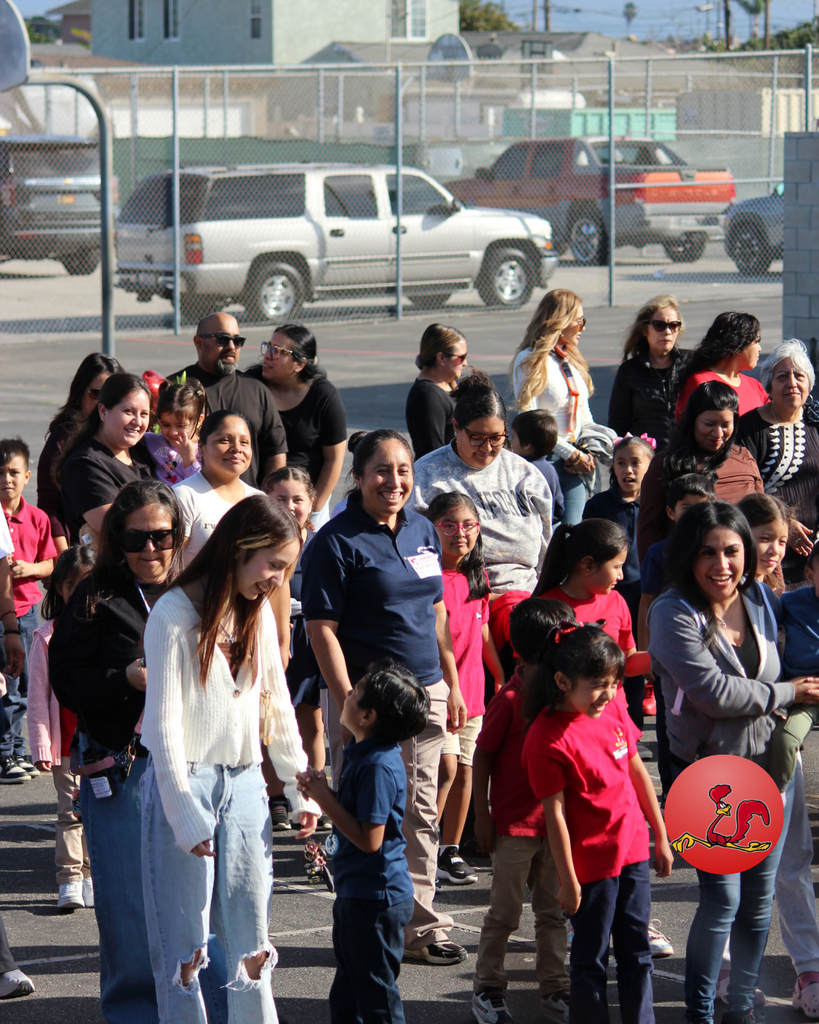 students dancing during performance