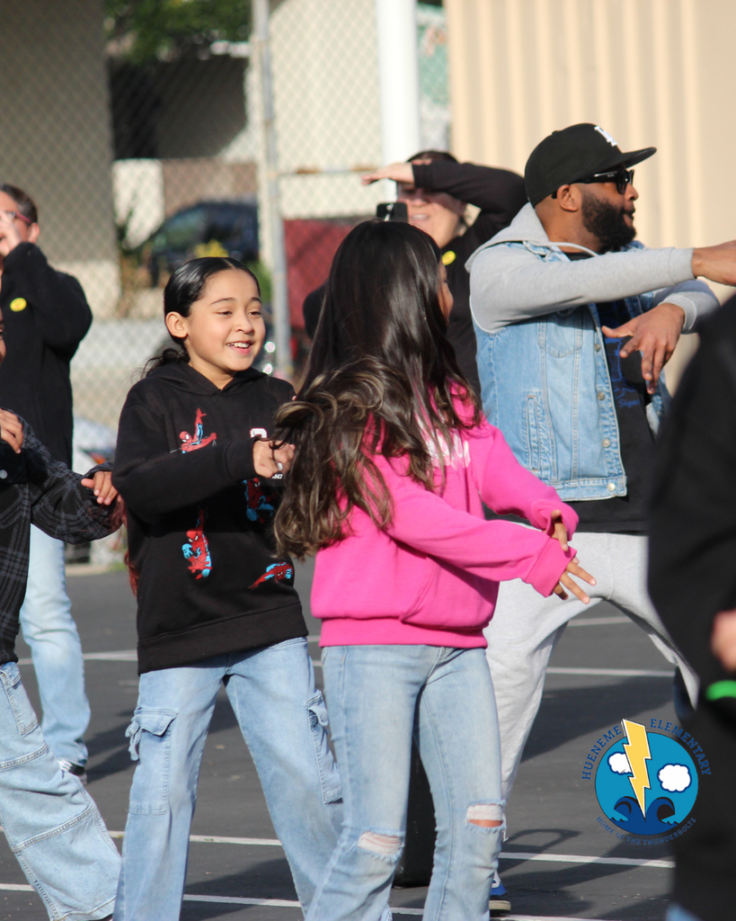 students performing dance routine