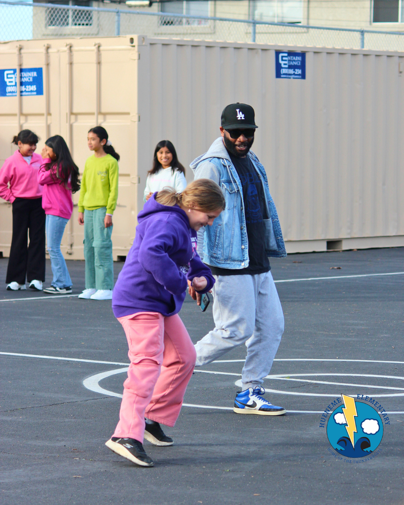 students performing dance routine