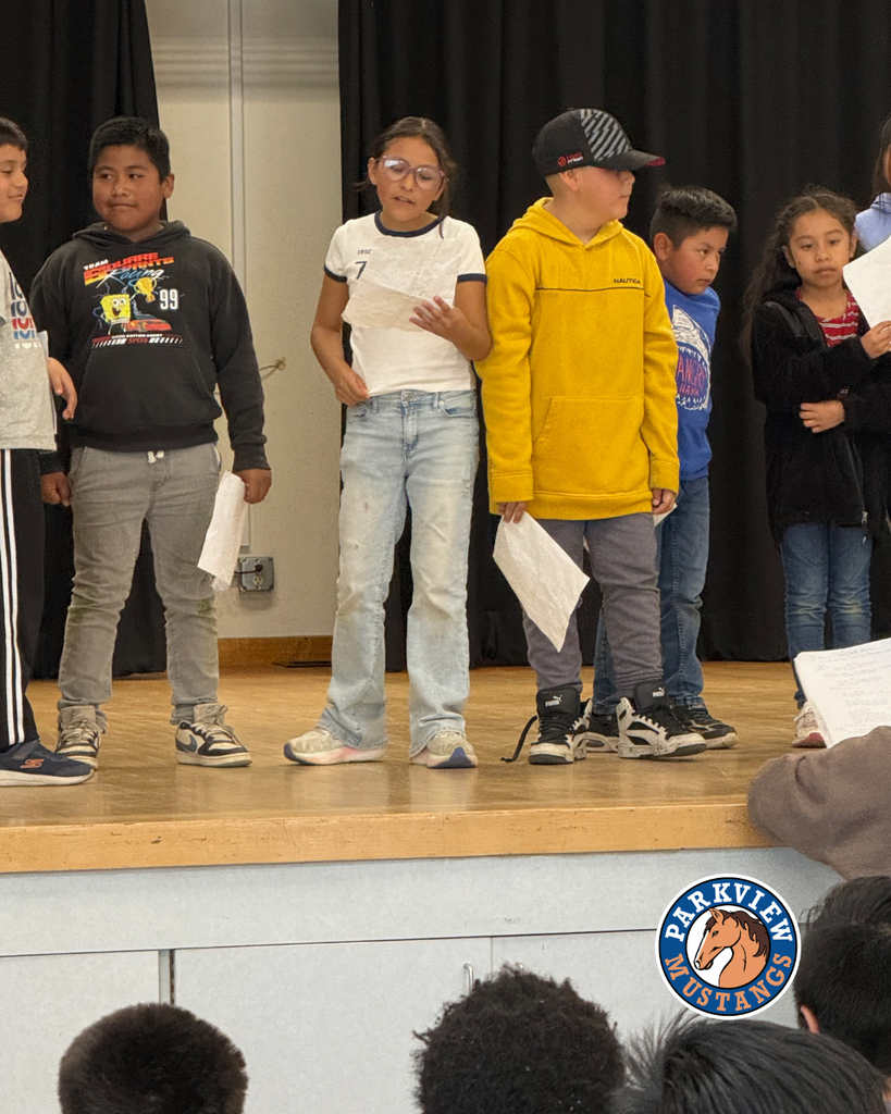 students acting out scenes from the Lorax