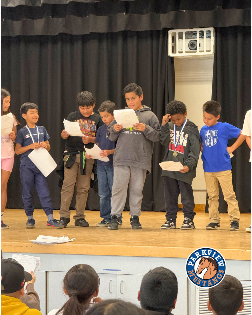 students acting out scenes from the Lorax