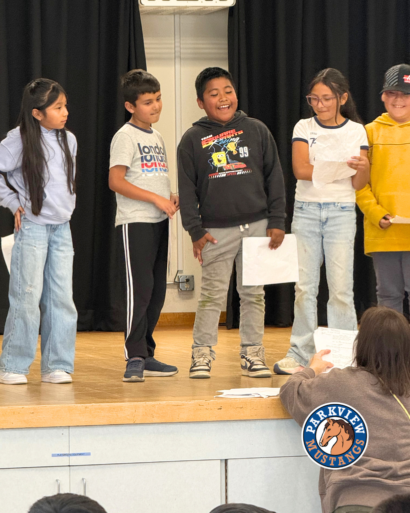 students acting out scenes from the Lorax