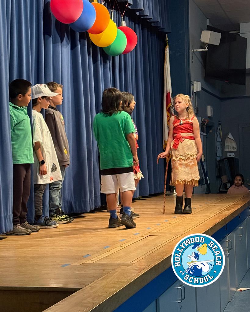 kids performing Moana skit