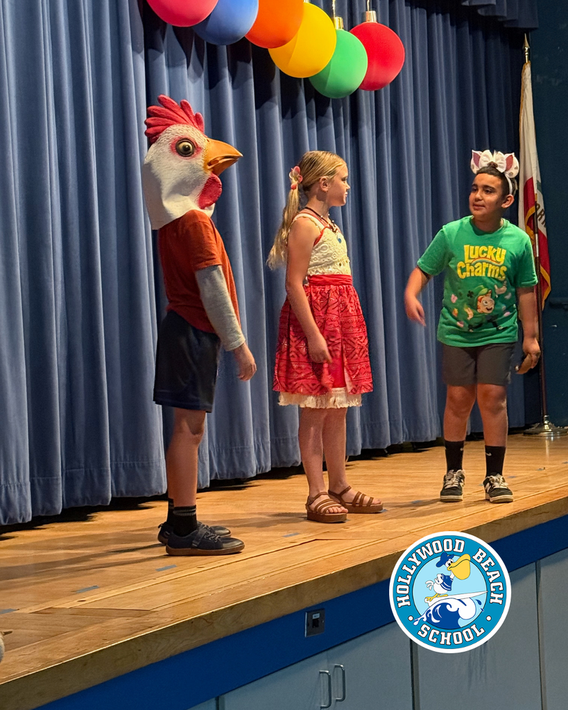 kids performing Moana skit