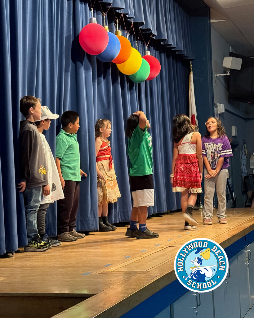 kids performing Moana skit