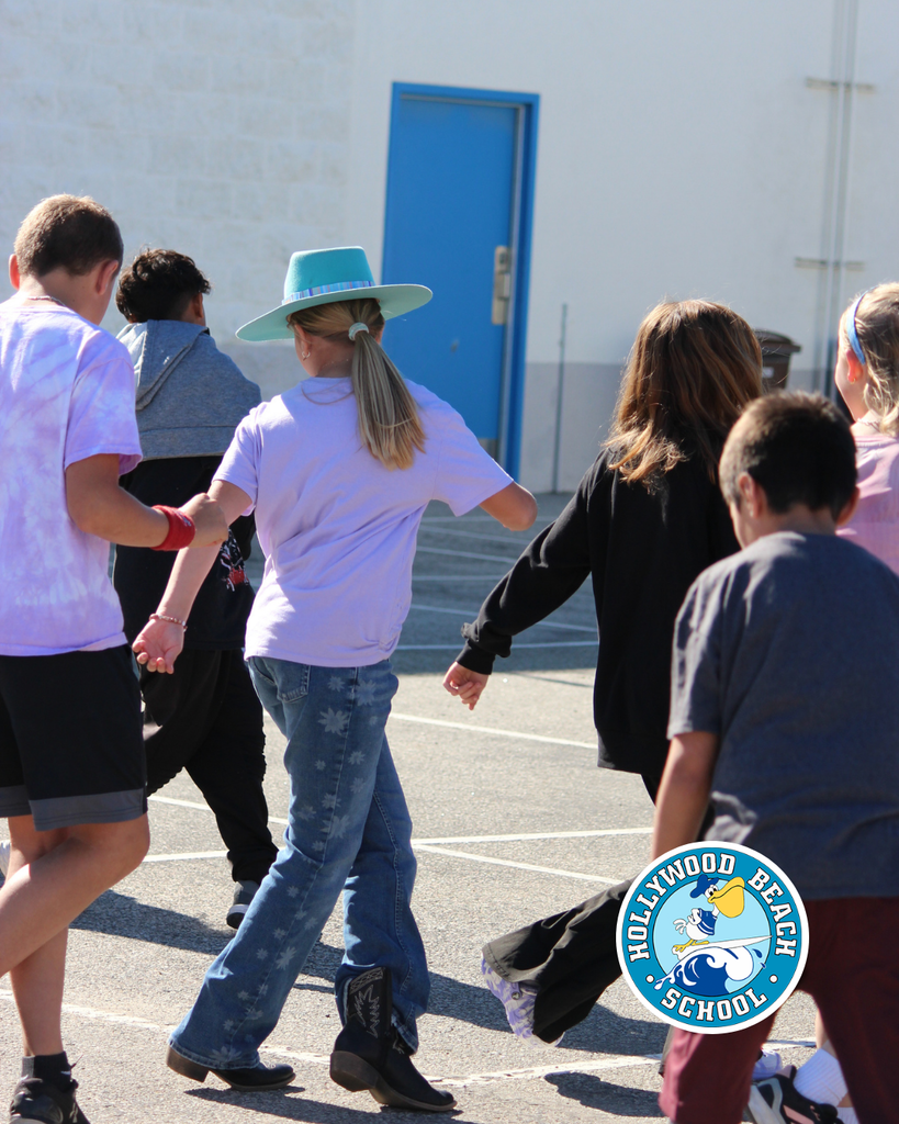 kids dancing during line dance family performance