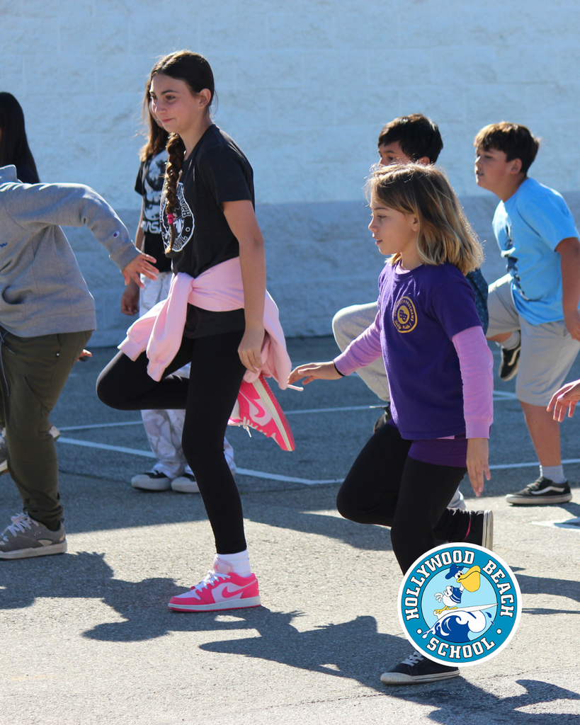 kids dancing during line dance family performance