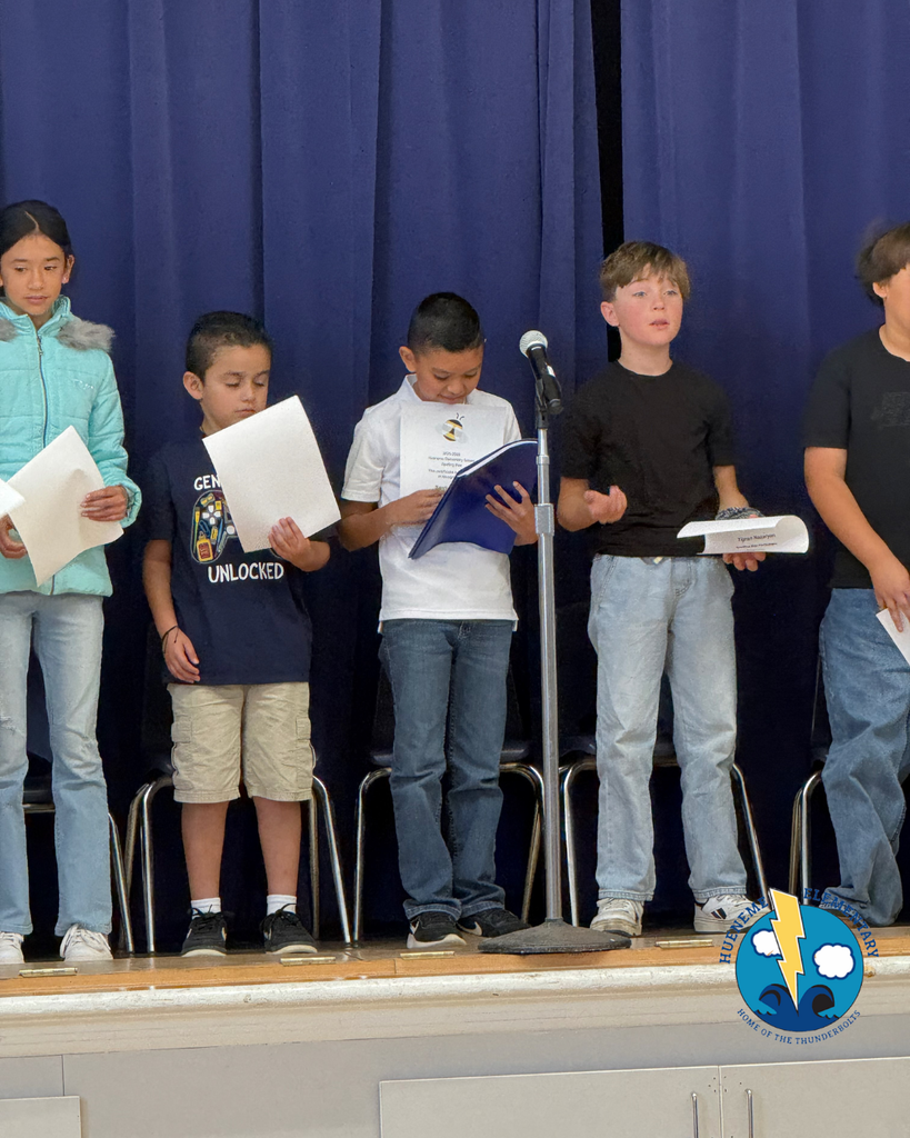 students participating in Spelling Bee