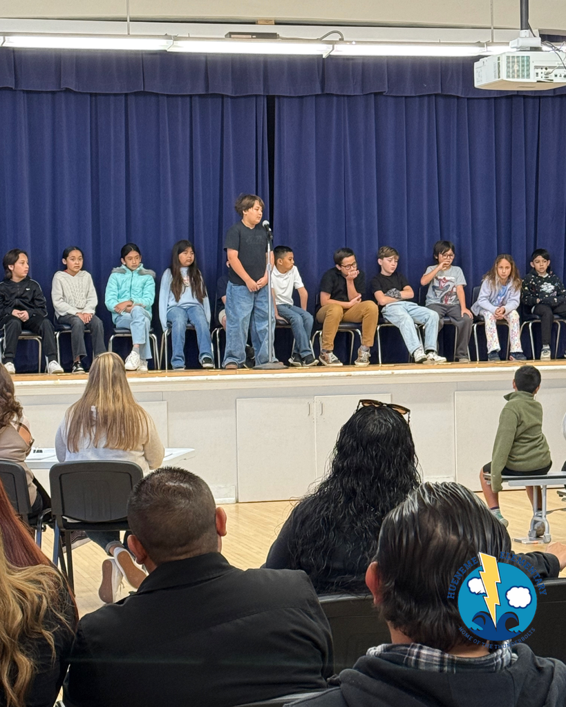 students participating in Spelling Bee