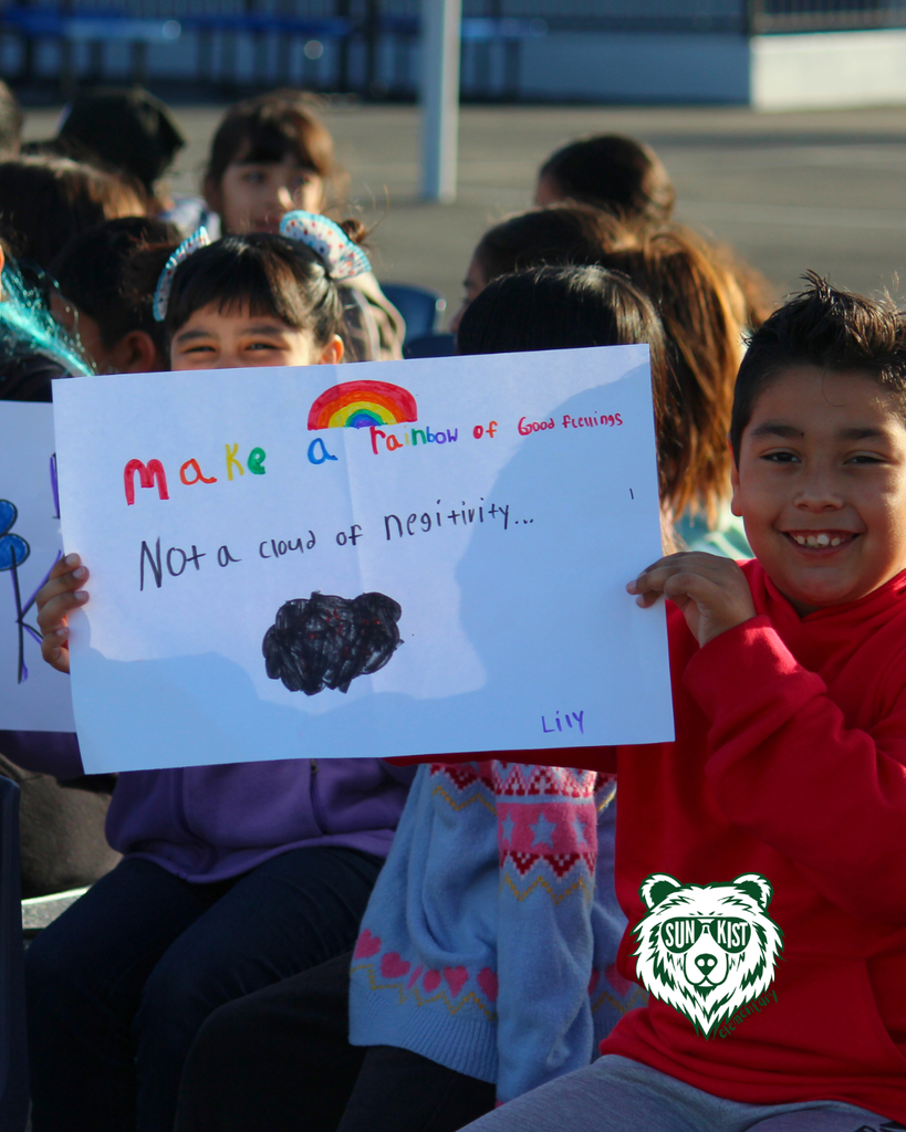 student at kindess day and bear jamoree celebration